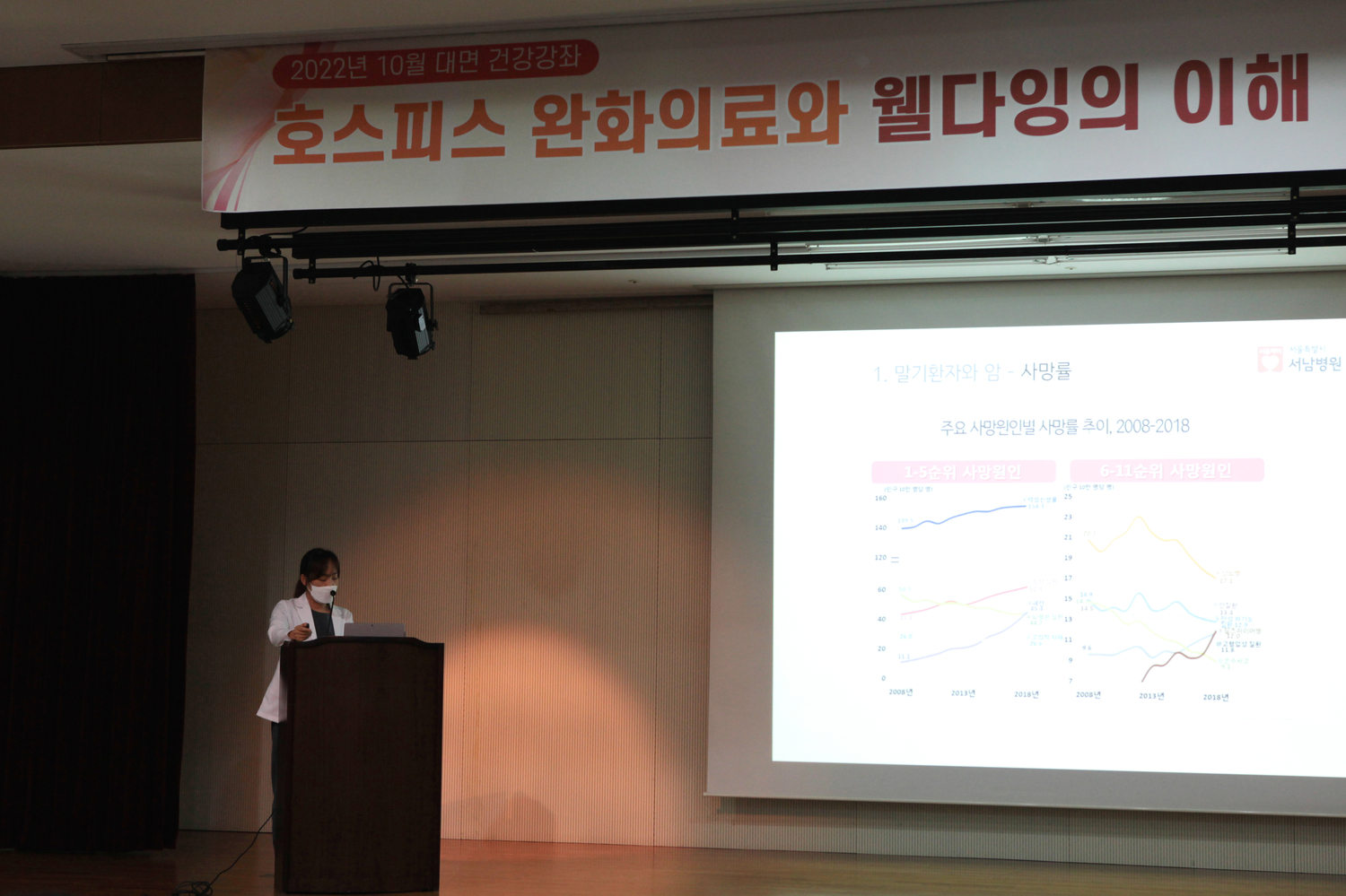 대시민 건강강좌 '완화의료와 웰다잉의 이해' 개최